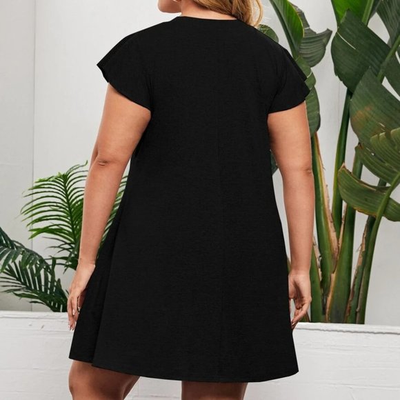 NWOT Cap Sleeve Mini Dress - Picture 2 of 2